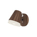 Accord 4138 Conic 1-lt 7" Tall LED Wall Sconce - American Walnut