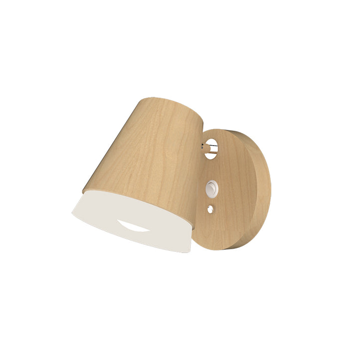 Accord 4138 Conic 1-lt 7" Tall LED Wall Sconce - Maple