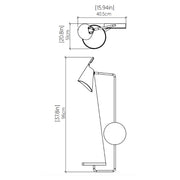 Accord 4151 Balance 1-lt 38" LED Wall Light