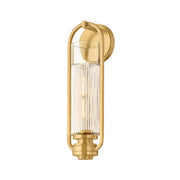 Hudson Valley 4161 Binnewater 1-lt 16" Tall Wall Sconce-Aged Brass