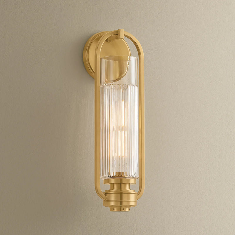 Hudson Valley 4161 Binnewater 1-lt 16" Tall Wall Sconce-Aged Brass