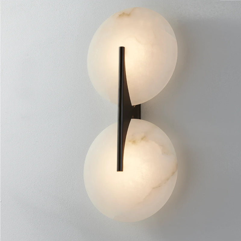 Corbett 418-21 Asteria 2-lt 21" Tall LED Wall Sconce-Black Brass