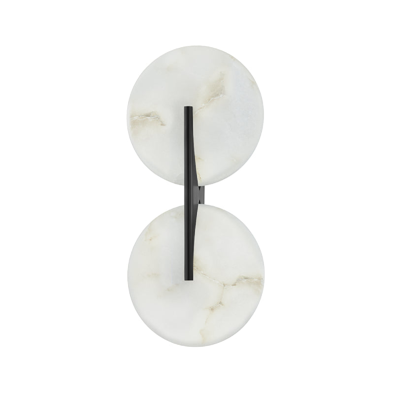 Corbett 418-21 Asteria 2-lt 21" Tall LED Wall Sconce-Black Brass