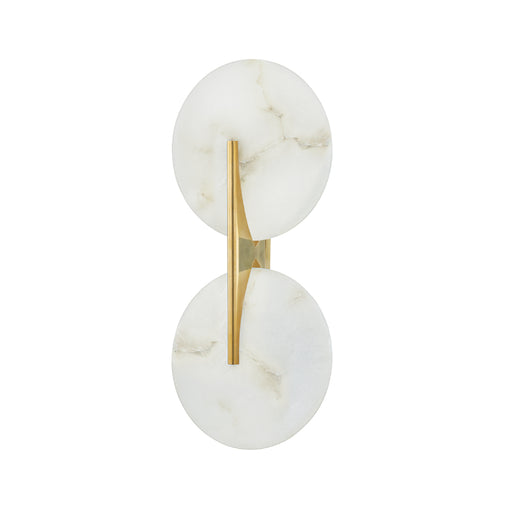 Corbett 418-21 Asteria 2-lt 21" Tall LED Wall Sconce-Vintage Brass