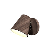 Accord 4199 Conic 1-lt 7" Tall LED Wall Sconce - American Walnut