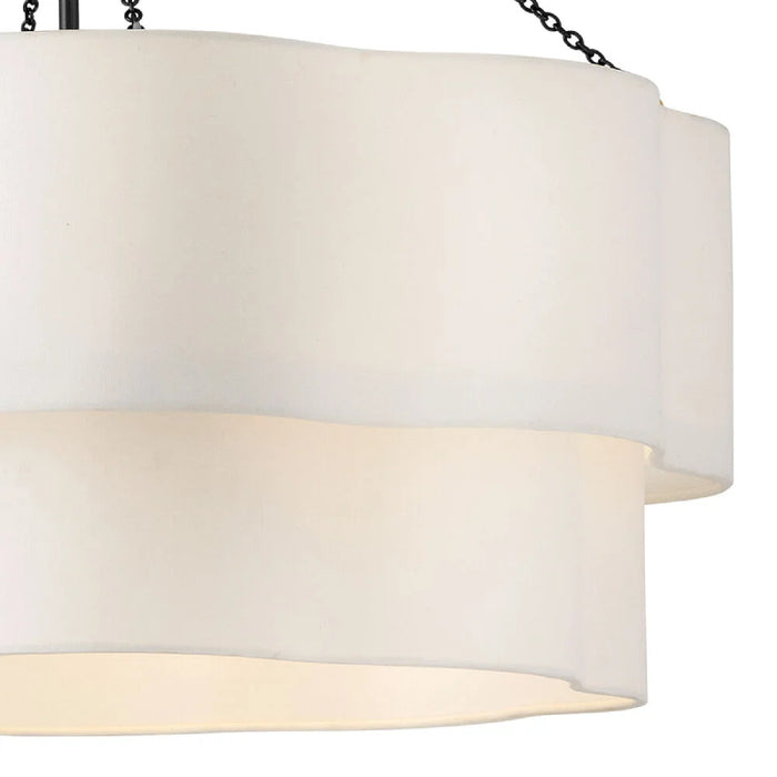 Hinkley 47735 Gwen 8-lt 32" LED Chandelier - Black