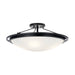 Kichler 42025 4-lt 23" Semi Flush-Black
