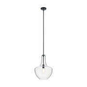 Kichler 42046 Everly 1-lt 14" Pendant-Black