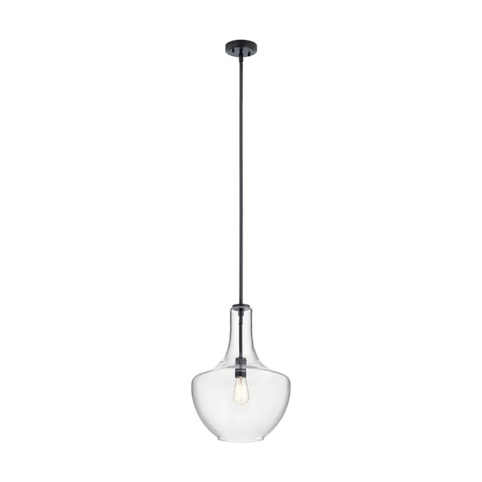 Kichler 42046 Everly 1-lt 14" Pendant-Black