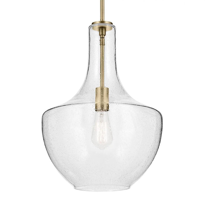 Kichler 42046 Everly 1-lt 14" Pendant-Natural Brass