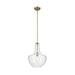 Kichler 42046 Everly 1-lt 14" Pendant-Natural Brass
