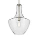 Kichler 42046 Everly 1-lt 14" Pendant-Brushed Nickel