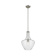 Kichler 42046 Everly 1-lt 14" Pendant-Brushed Nickel