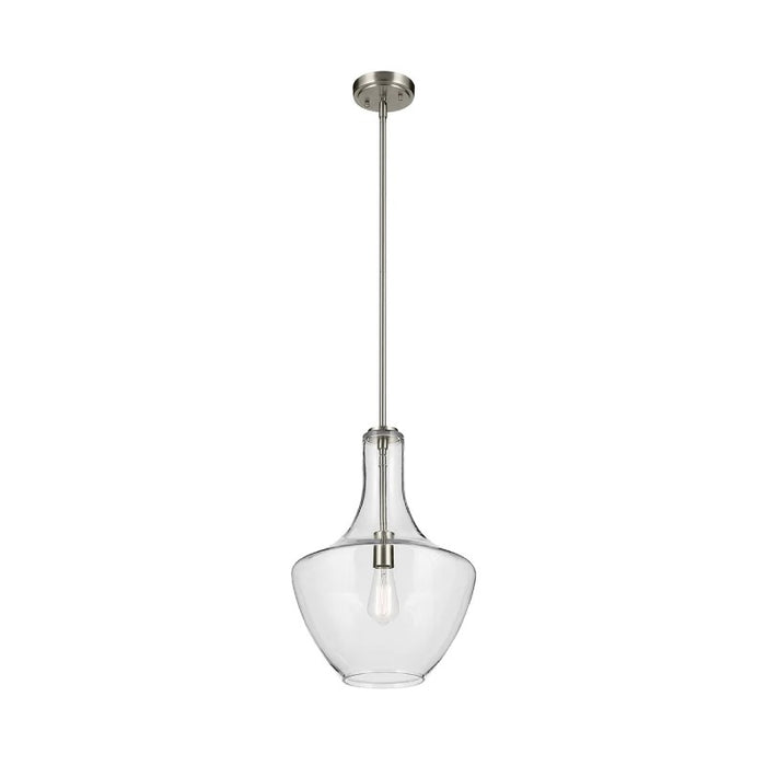 Kichler 42046 Everly 1-lt 14" Pendant-Brushed Nickel