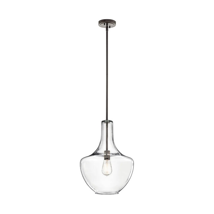 Kichler 42046 Everly 1-lt 14" Pendant-Olde Bronze