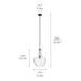 Kichler 42046 Everly 1-lt 14" Pendant