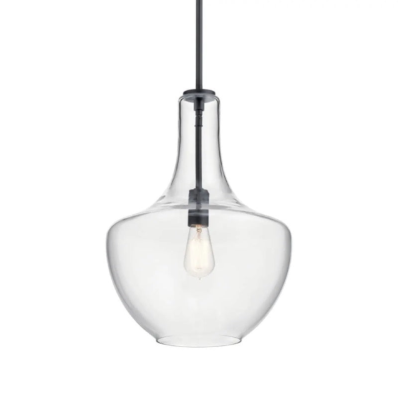 Kichler 42046 Everly 1-lt 14" Pendant-Black