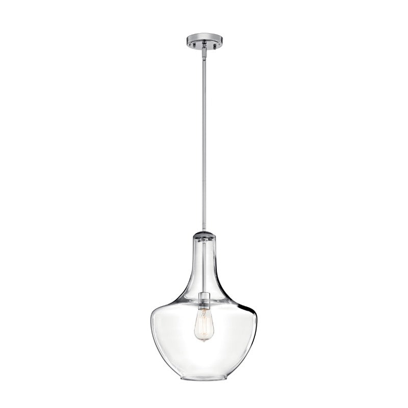 Kichler 42046 Everly 1-lt 14" Pendant-Chrome