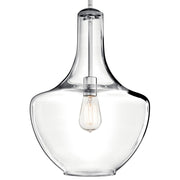 Kichler 42046 Everly 1-lt 14" Pendant-Chrome