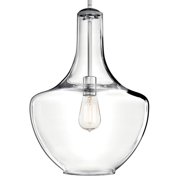 Kichler 42046 Everly 1-lt 14" Pendant-Chrome