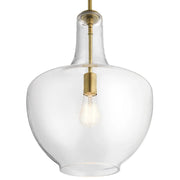 Kichler 42046 Everly 1-lt 14" Pendant-Natural Brass