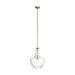 Kichler 42046 Everly 1-lt 14" Pendant-Natural Brass