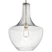 Kichler 42046 Everly 1-lt 14" Pendant-Brushed Nickel
