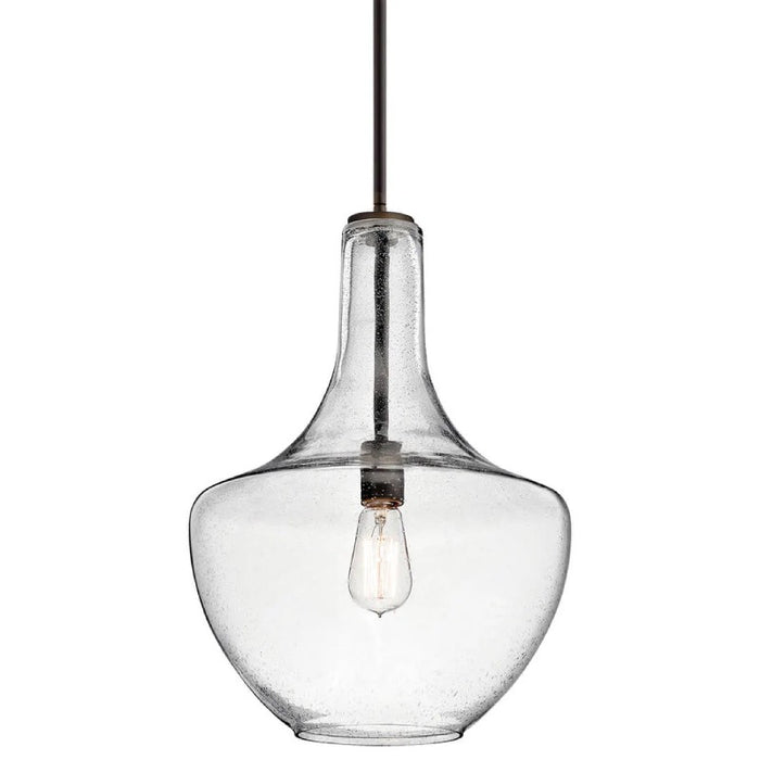 Kichler 42046 Everly 1-lt 14" Pendant-Olde Bronze