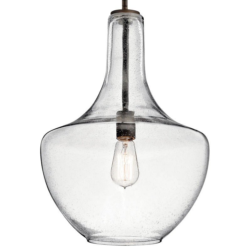 Kichler 42046 Everly 1-lt 14" Pendant-Olde Bronze