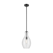 Kichler 42047 Everly 1-lt 9" Pendant-Black