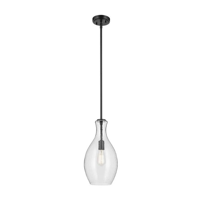 Kichler 42047 Everly 1-lt 9" Pendant-Black