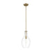 Kichler 42047 Everly 1-lt 9" Pendant-Natural Brass