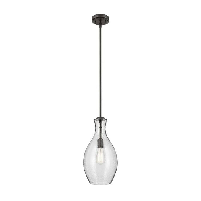 Kichler 42047 Everly 1-lt 9" Pendant-Olde Bronze