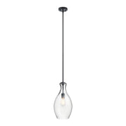 Kichler 42047 Everly 1-lt 9" Pendant-Black