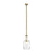 Kichler 42047 Everly 1-lt 9" Pendant-Natural Brass