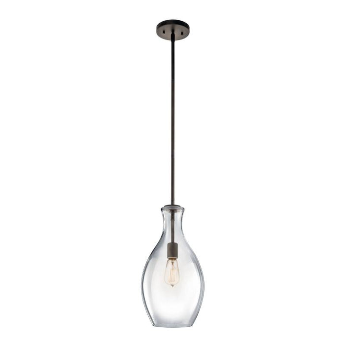 Kichler 42047 Everly 1-lt 9" Pendant-Olde Bronze