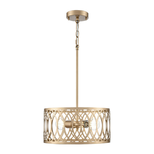 Millennium 42102 Arelyn 2-lt 13" Pendant - Painted Modern Gold