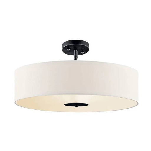 Kichler 42121 4-lt 20" Semi Flush-Black