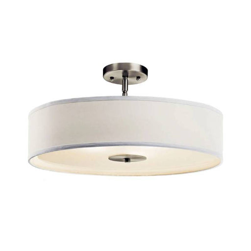 Kichler 42121 4-lt 20" Semi Flush-Brushed Nickel