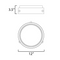 Maxim 42129 Rivet 1-lt 12" LED Flush Mount