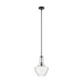 Kichler 42141 Everly 1- lt 11" Bell Pendant - Black/Clear