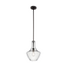 Kichler 42141 Everly 1- lt 11" Bell Pendant - Olde Bronze/Clear Seeded