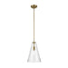 Kichler 42199 Everly 1-lt 10" Pendant-Natural Brass