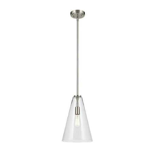 Kichler 42199 Everly 1-lt 10" Pendant-Brushed Nickel
