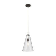 Kichler 42199 Everly 1-lt 10" Pendant-Olde Bronze