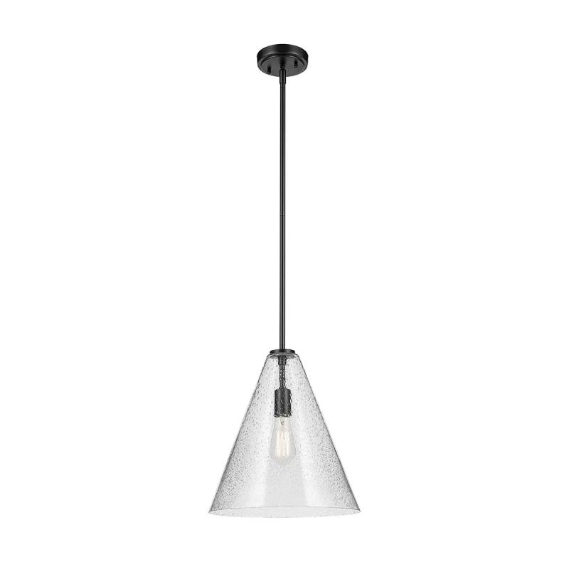 Kichler 42200 Everly 1-lt 14" Pendant-Black