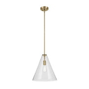 Kichler 42200 Everly 1-lt 14" Pendant-Natural Brass