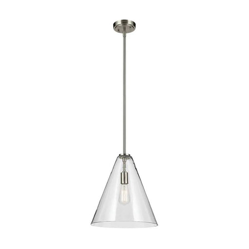 Kichler 42200 Everly 1-lt 14" Pendant-Brushed Nickel