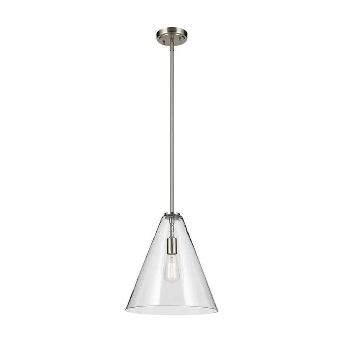 Kichler 42200 Everly 1-lt 14" Pendant-Brushed Nickel