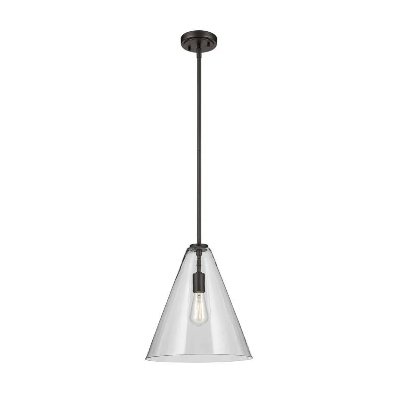Kichler 42200 Everly 1-lt 14" Pendant-Olde Bronze
